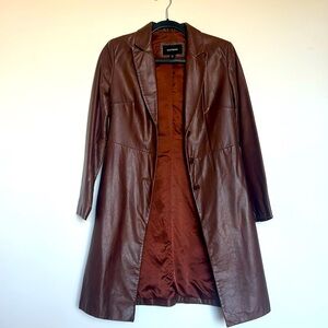 Vintage Genuine Leather Coat